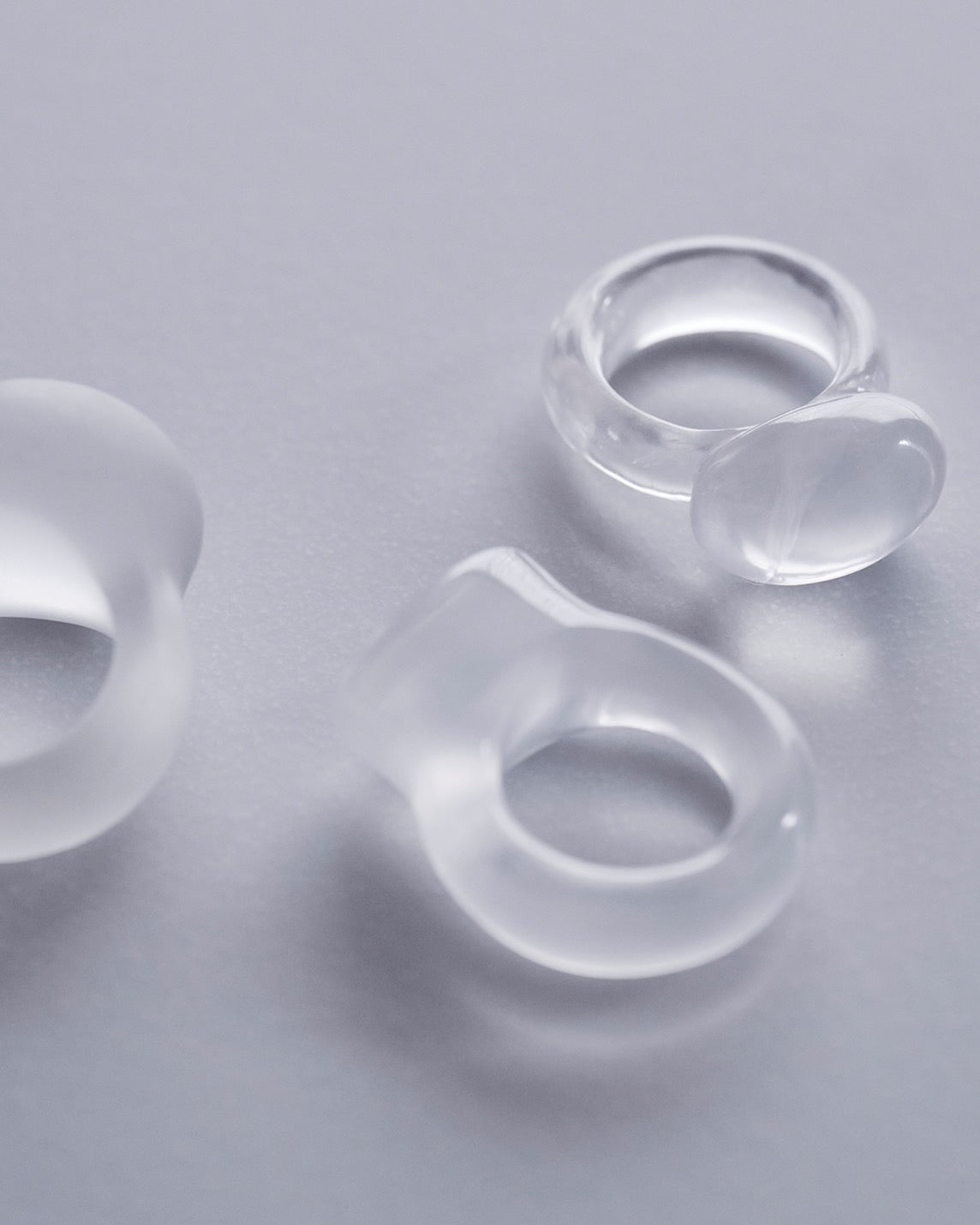 0 rings series milky quartz ring