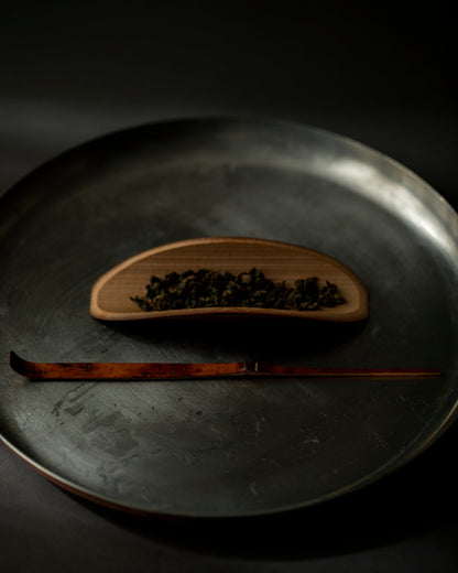 Smoky Bamboo Gold-Decorated Sweet Cutter "Yuuboshi" #19