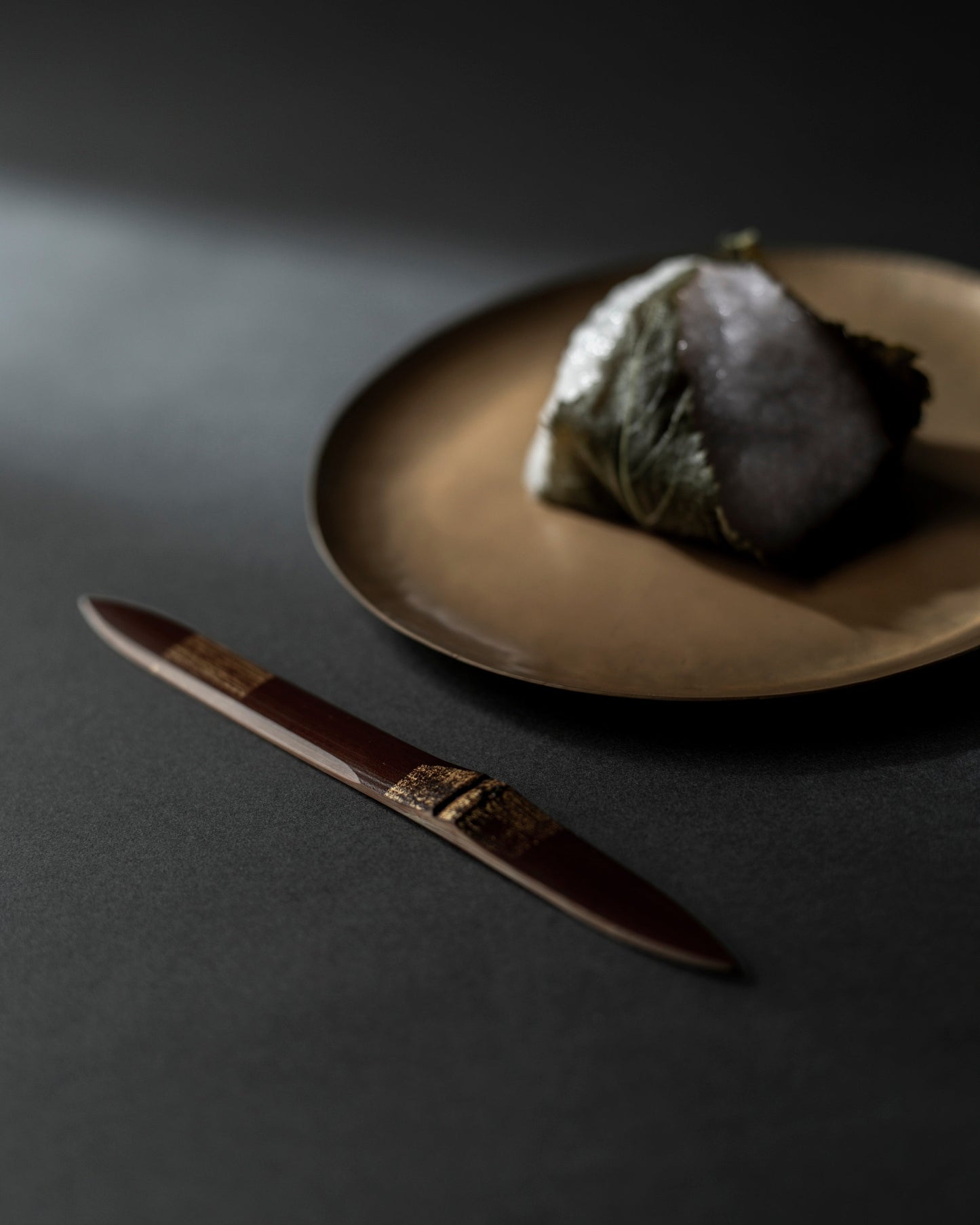 煤竹金彩菓子切り 夕星 #17