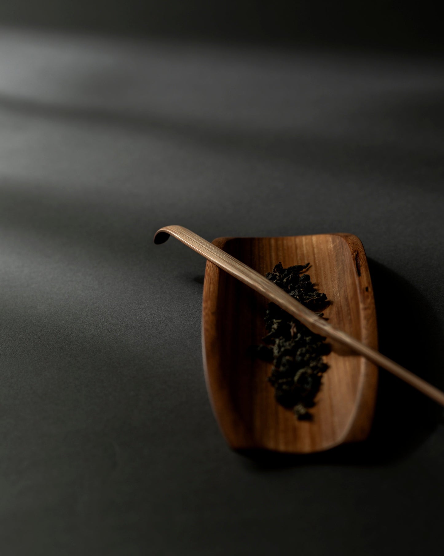 煤竹金彩中国茶杓  #6