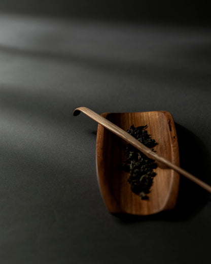 煤竹金彩中国茶杓  #6