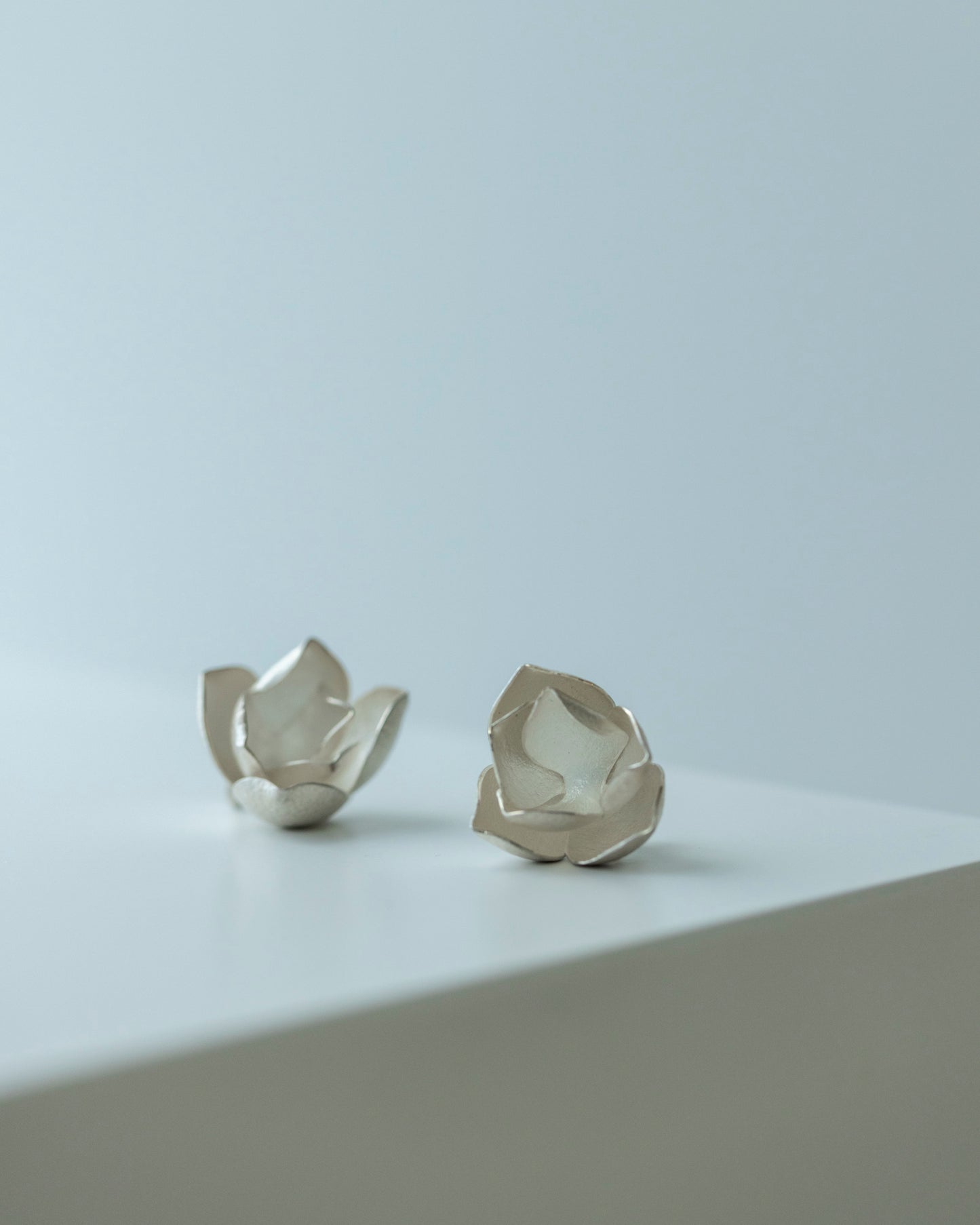 flora buds large CLIP earrings