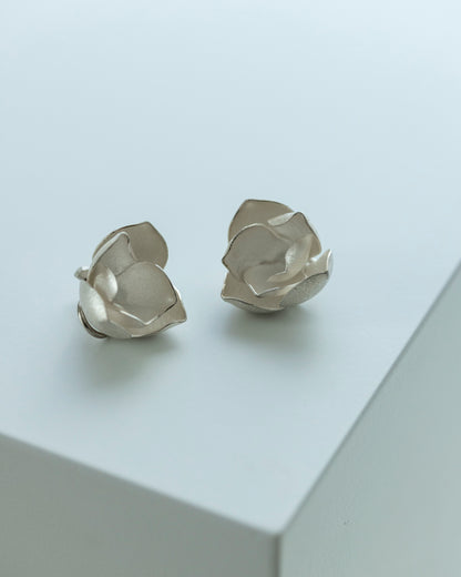 flora buds large CLIP earrings