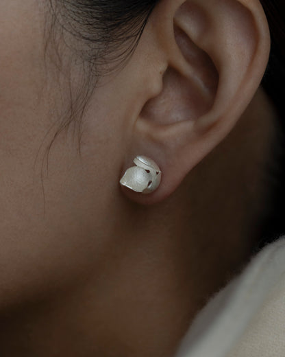 balloon flower small earrings