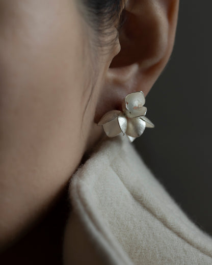 balloon flower earrings
