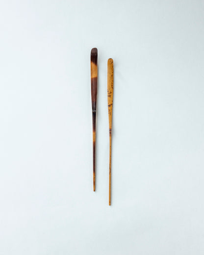 煤竹金彩中国茶杓  #6