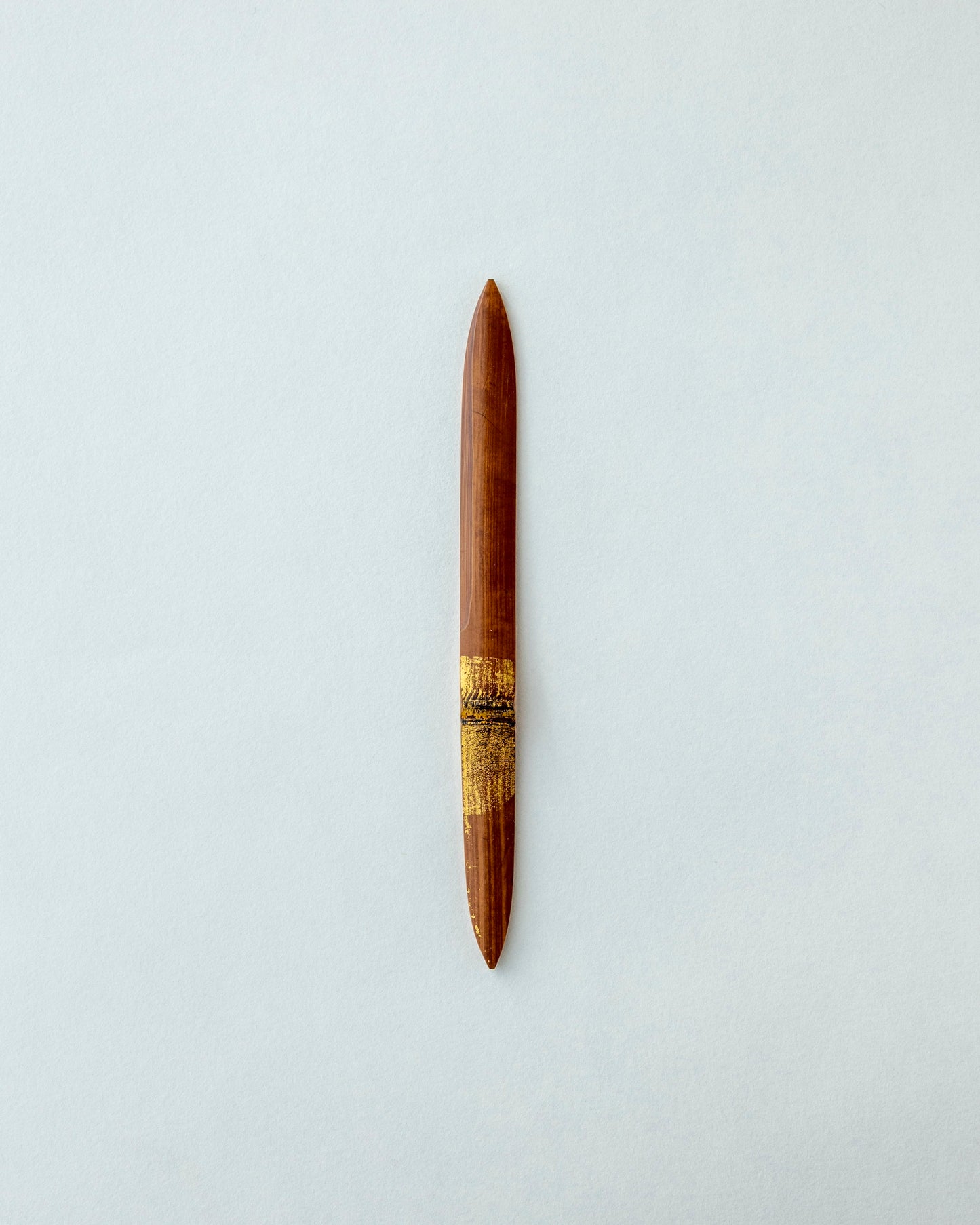 Smoky Bamboo Gold-Decorated Sweet Cutter "Yubhoshi" #14