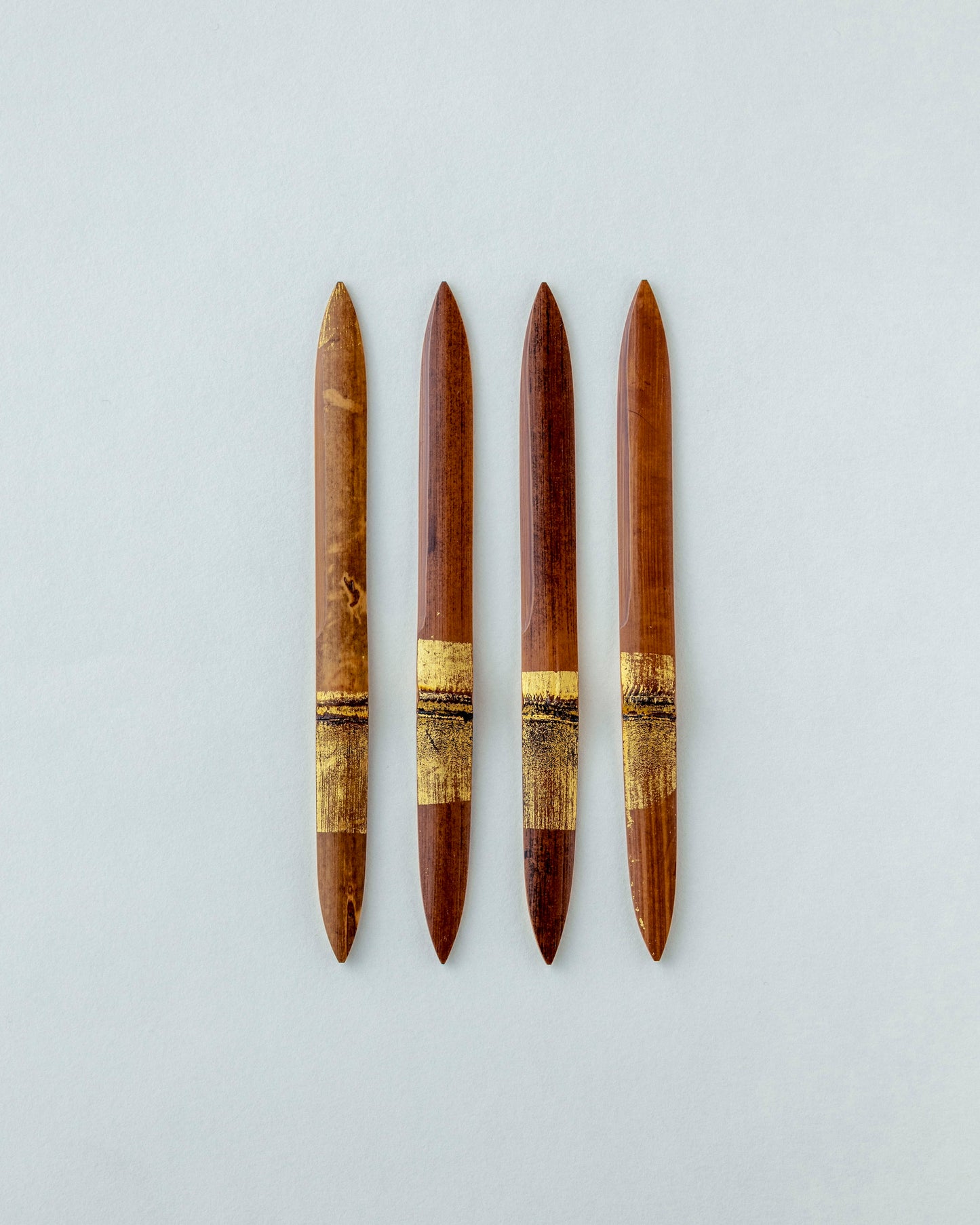 Smoky Bamboo Gold-Decorated Sweet Cutter "Yuuboshi" #19