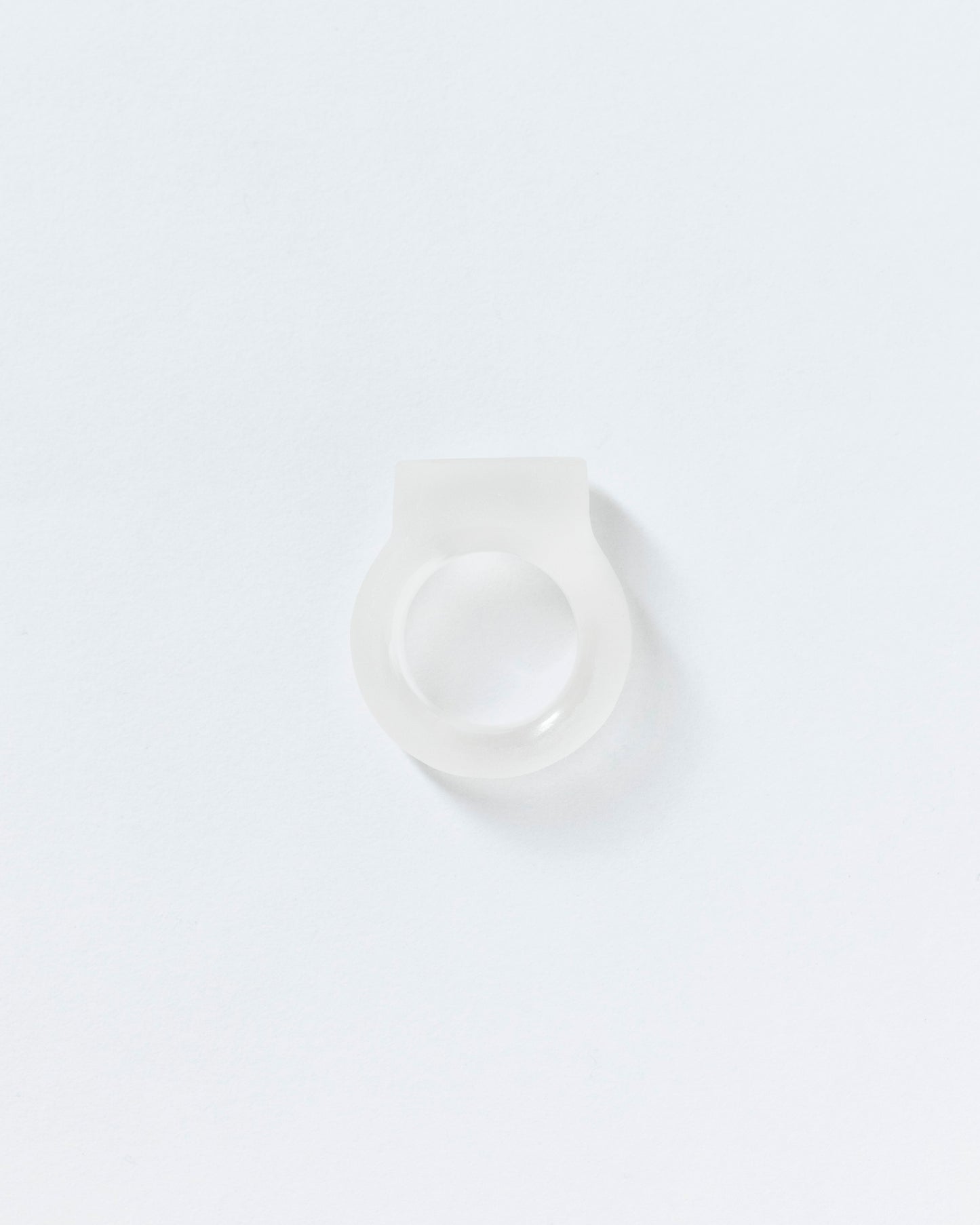 Rock crystal oval shape ring