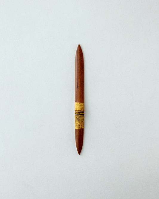 煤竹金彩菓子切り 夕星 #17