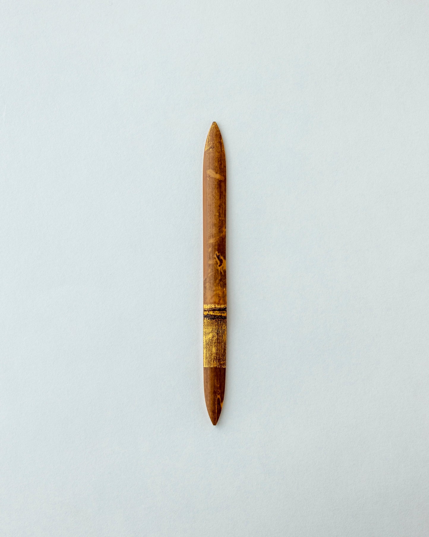 Smoky Bamboo Gold-Decorated Sweet Cutter "Yuuboshi" #18