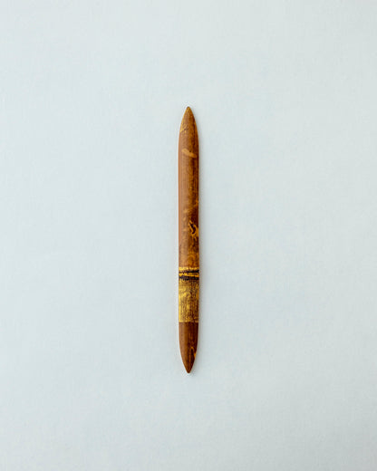 Smoky Bamboo Gold-Decorated Sweet Cutter "Yuuboshi" #18