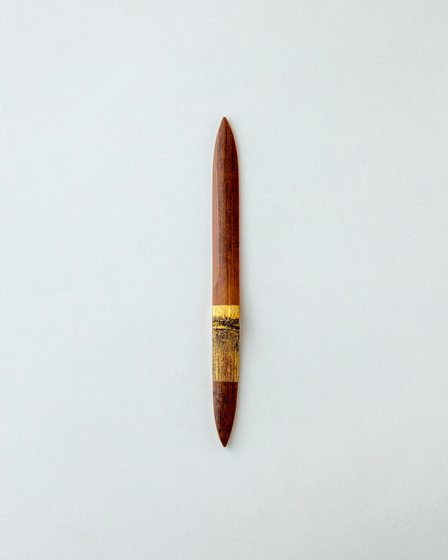 Smoky Bamboo Gold-Decorated Sweet Cutter "Yuuboshi" #19