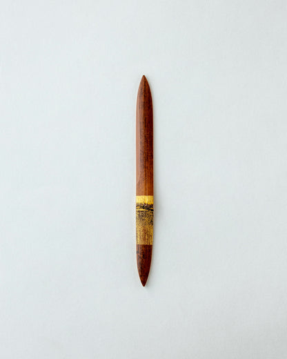 Smoky Bamboo Gold-Decorated Sweet Cutter "Yuuboshi" #19