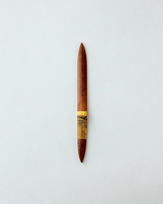 煤竹金彩菓子切り 夕星 #19