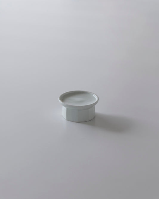 八角 高台皿 小