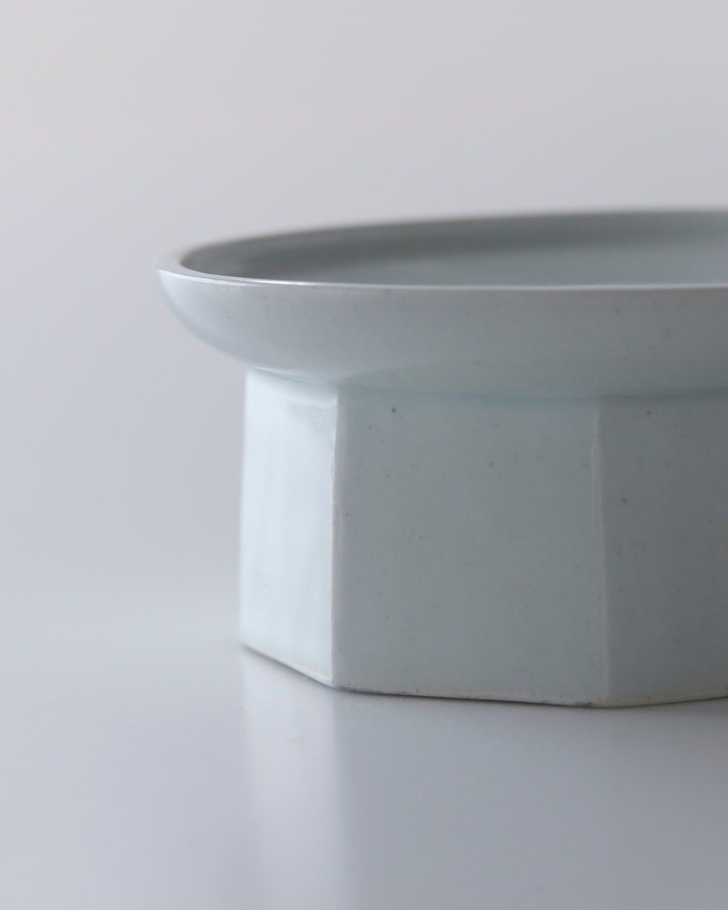 八角 高台皿 大