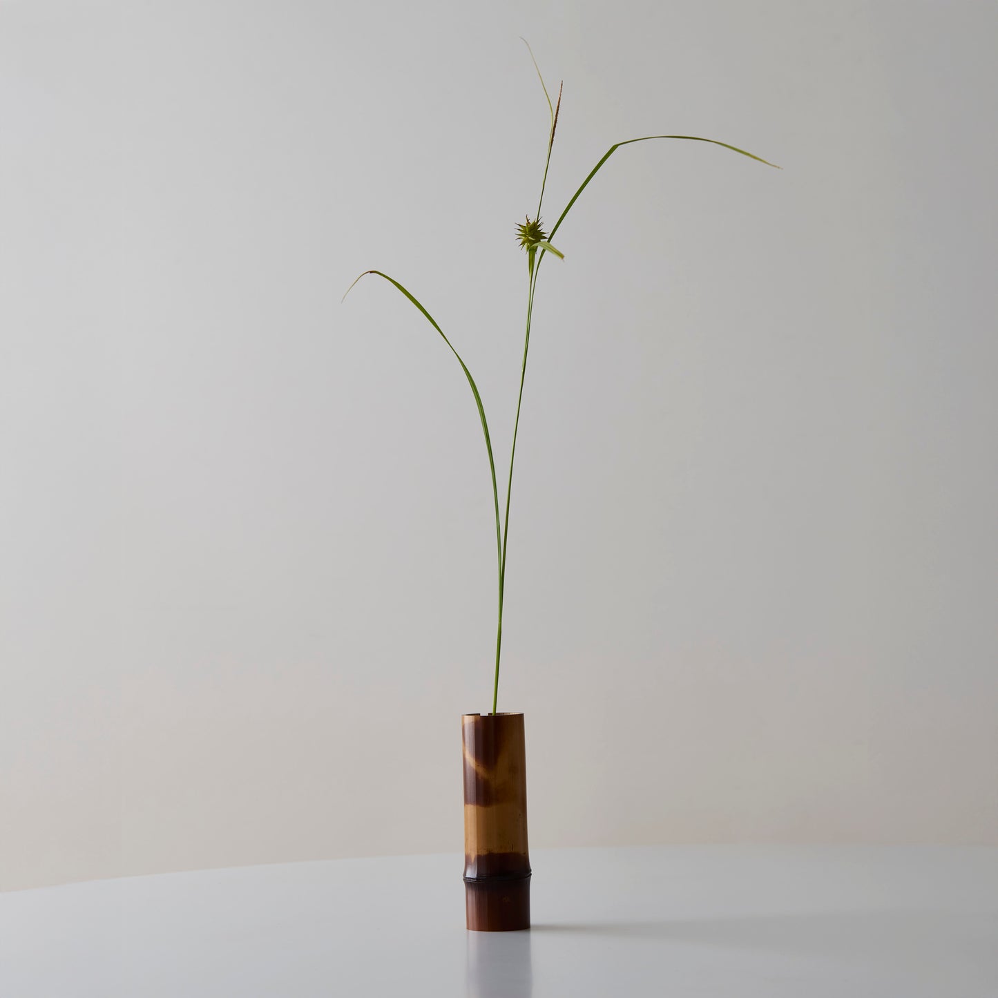 煤竹置き花入（T-7)