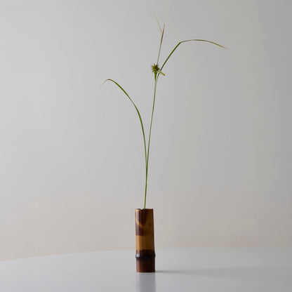 煤竹置き花入（T-7)