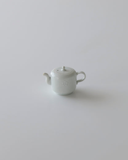 白釉スモモの花 ポット