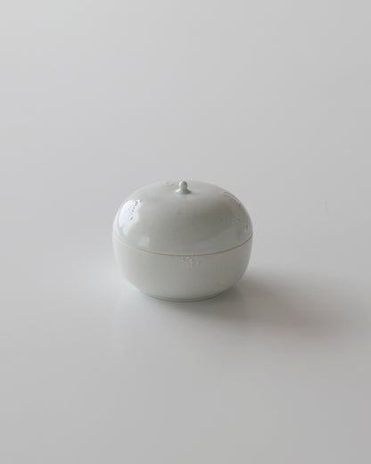 蝙蝠 つまみ付き蓋物 2号