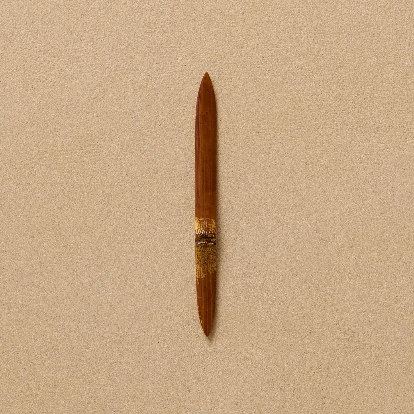 Smoky Bamboo Gold-Decorated Sweet Cutter "Yuuhoshi" #13