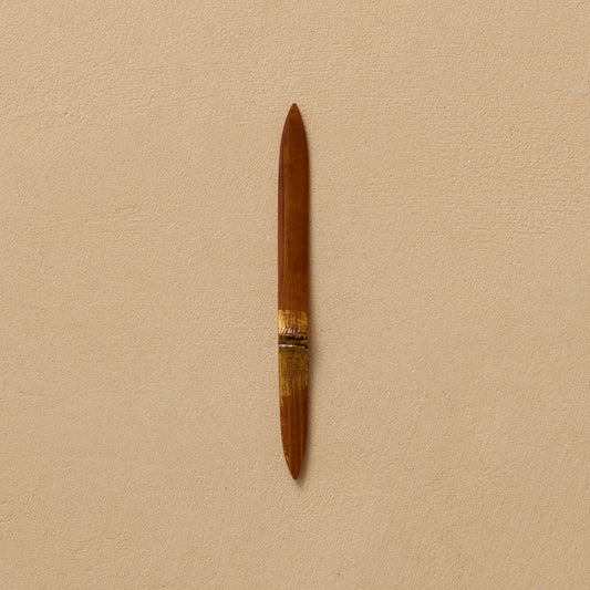 Smoky Bamboo Gold-Decorated Sweet Cutter "Yuuhoshi" #13