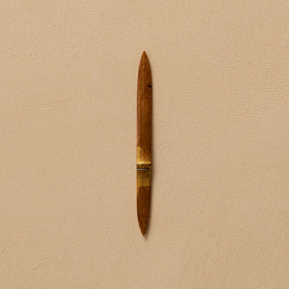 Smoky Bamboo Gold-Decorated Sweet Cutter "Yuuhoshi" #13