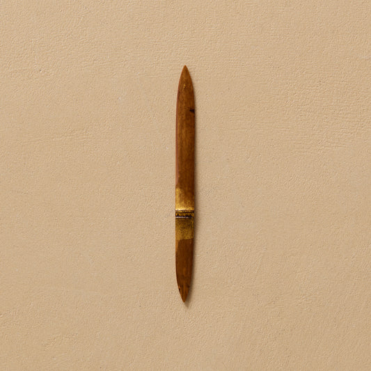 Smoky Bamboo Gold-Decorated Sweet Cutter "Yuuhoshi" #13