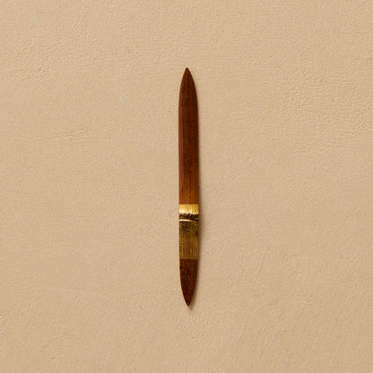 Smoky Bamboo Gold-Decorated Sweet Cutter "Yuuhoshi" #13