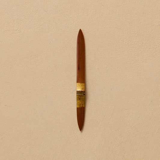 Smoky Bamboo Gold-Decorated Sweet Cutter "Yuuhoshi" #13