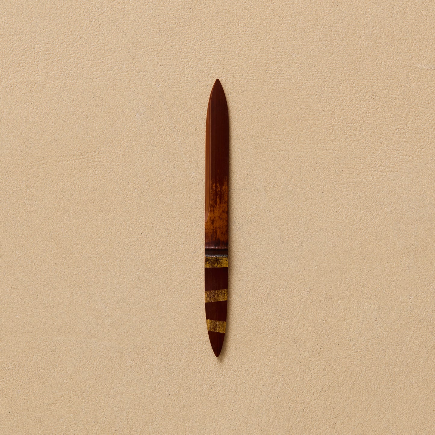 Smoky Bamboo Gold-Decorated Sweet Cutter "Yuuhoshi" #13