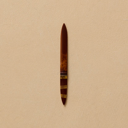 Smoky Bamboo Gold-Decorated Sweet Cutter "Yuuhoshi" #13