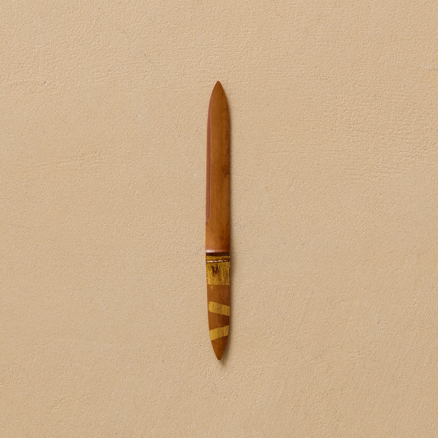 Smoky Bamboo Gold-Decorated Sweet Cutter "Yuuhoshi" #13