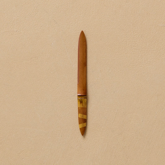 Smoky Bamboo Gold-Decorated Sweet Cutter "Yuuhoshi" #13
