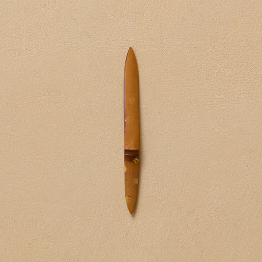 Smoky Bamboo Gold-Decorated Sweet Cutter "Yuuhoshi" #13