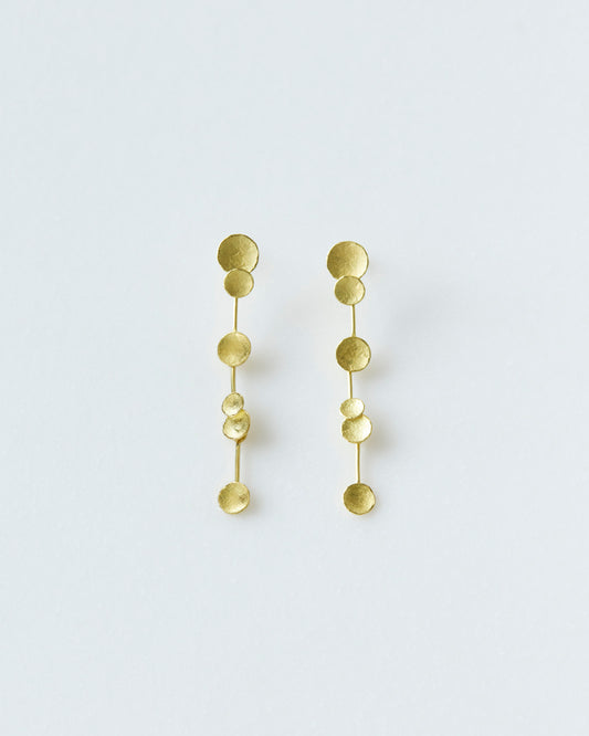 fragment long dangling earrings