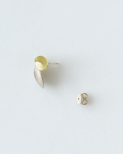 leaf small combi earrings